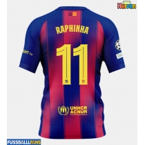 Barcelona Raphinha Belloli #11 Heimtrikot 2025-26 Kurzarm